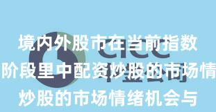 境内外股市在当前指数反复拉锯阶段里中配资炒股的市场情绪机会与